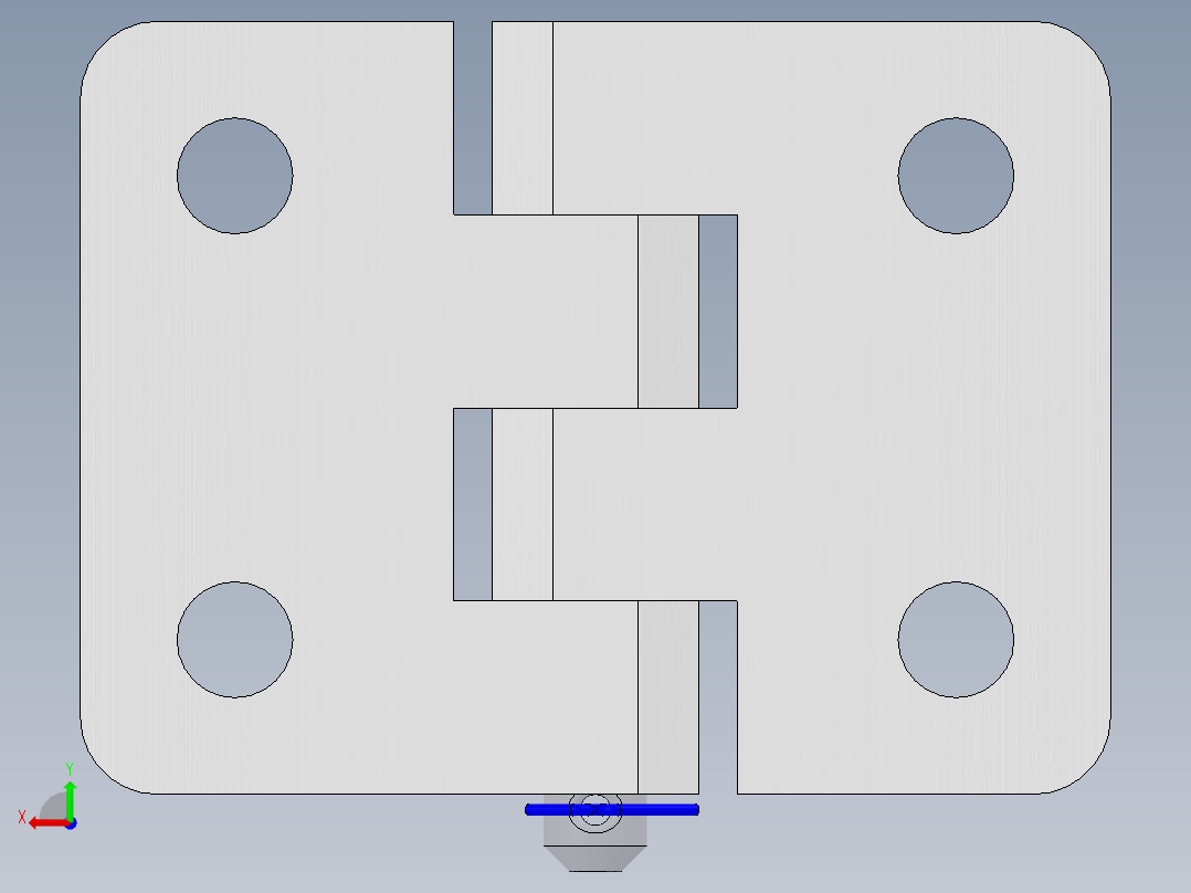 铰链、(5)后视图