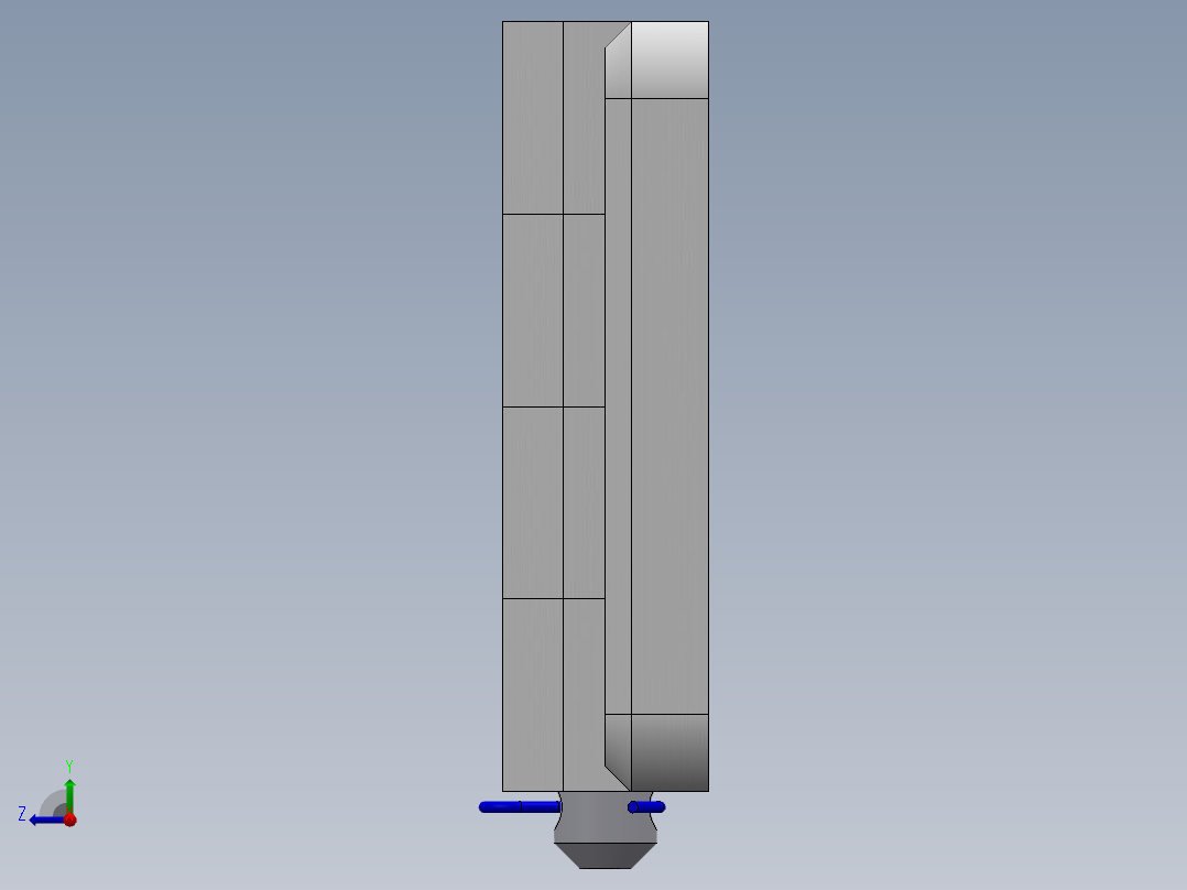 铰链、(5)右视图