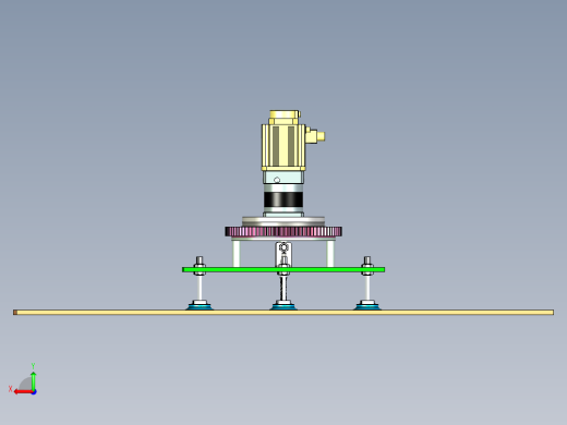 可旋转式塑料板真空取放抓手设计后视缩略图