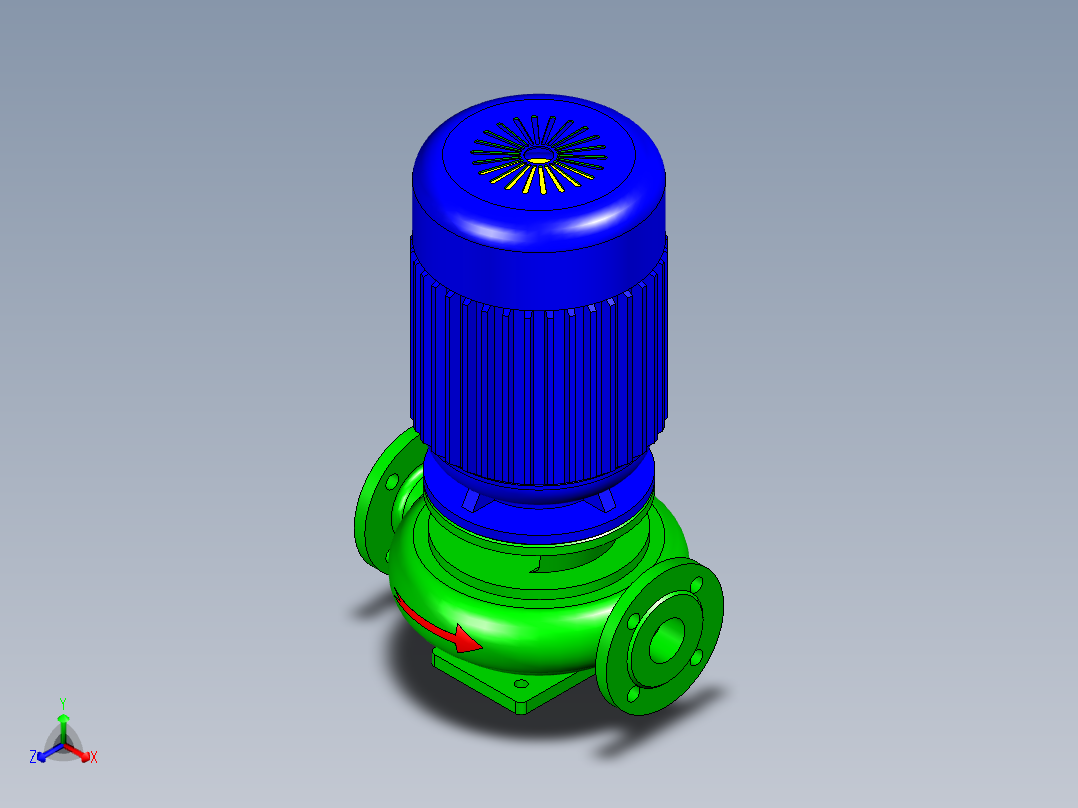 50立泵正等轴测图
