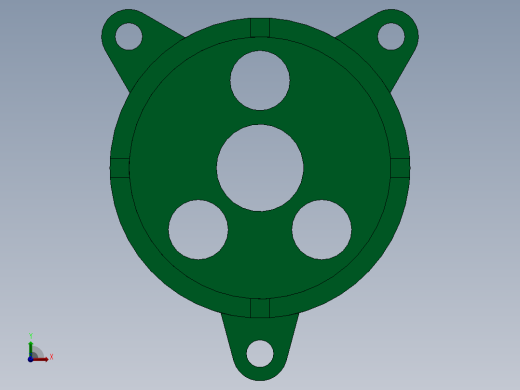 电机前法兰前视缩略图