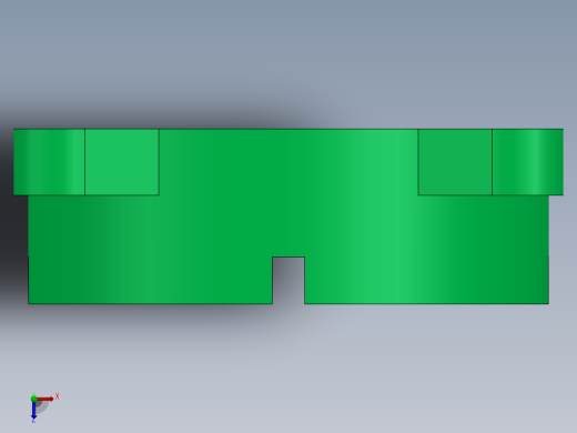 电机前法兰俯视缩略图