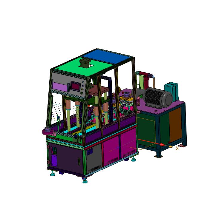 微电机生产的机壳铆压装置