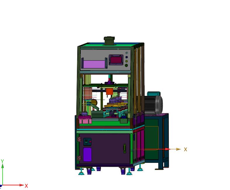 微电机生产的机壳铆压装置