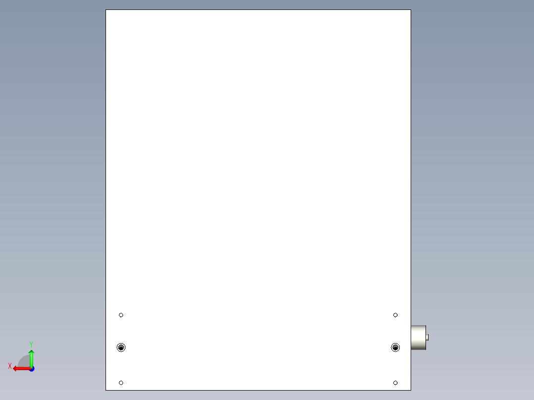 B3003739-自动绘图和书写机后视图