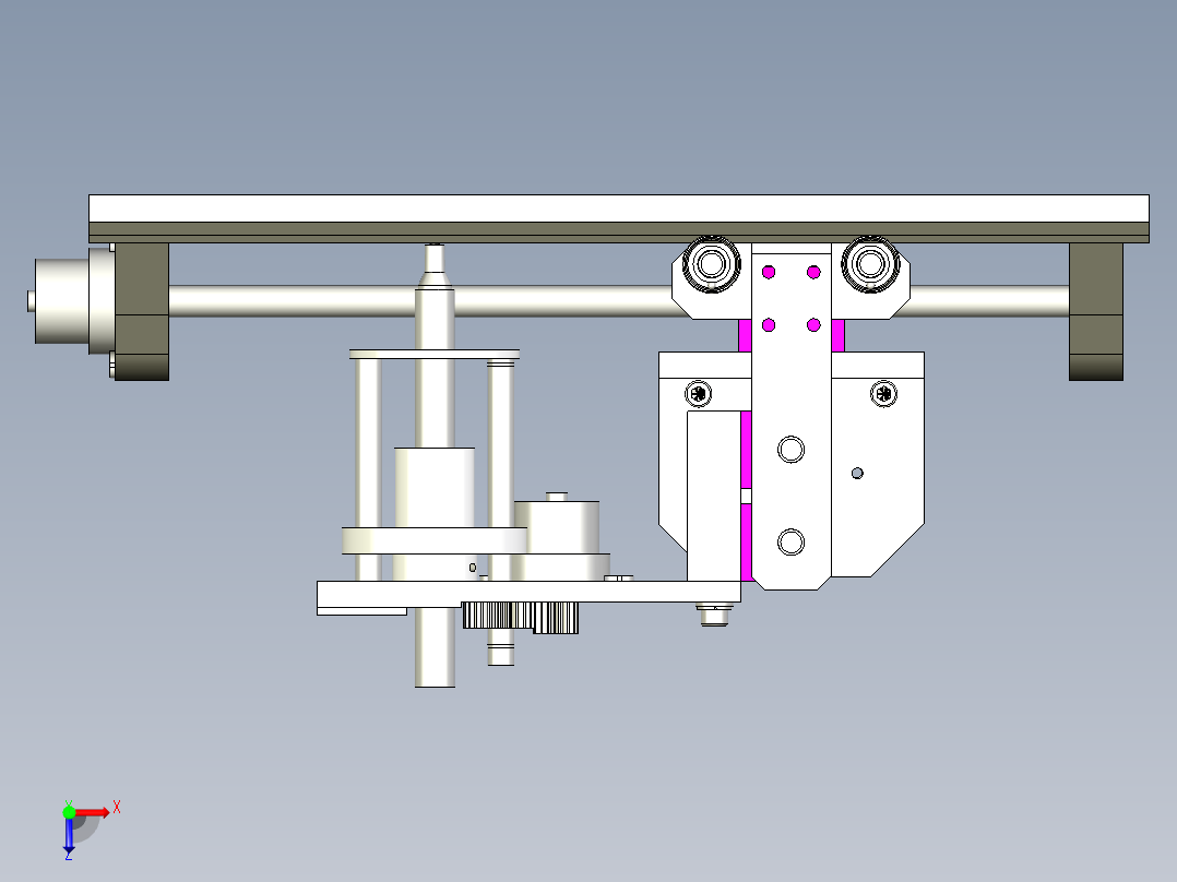 B3003739-自动绘图和书写机俯视图