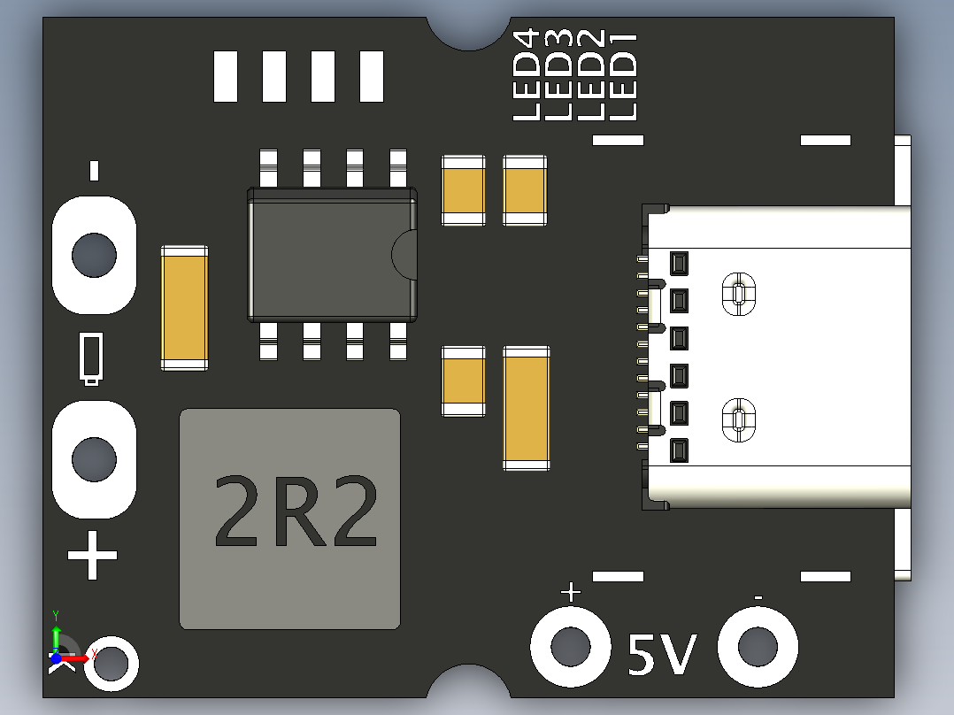 UPS 1P1S 5V模块前视图