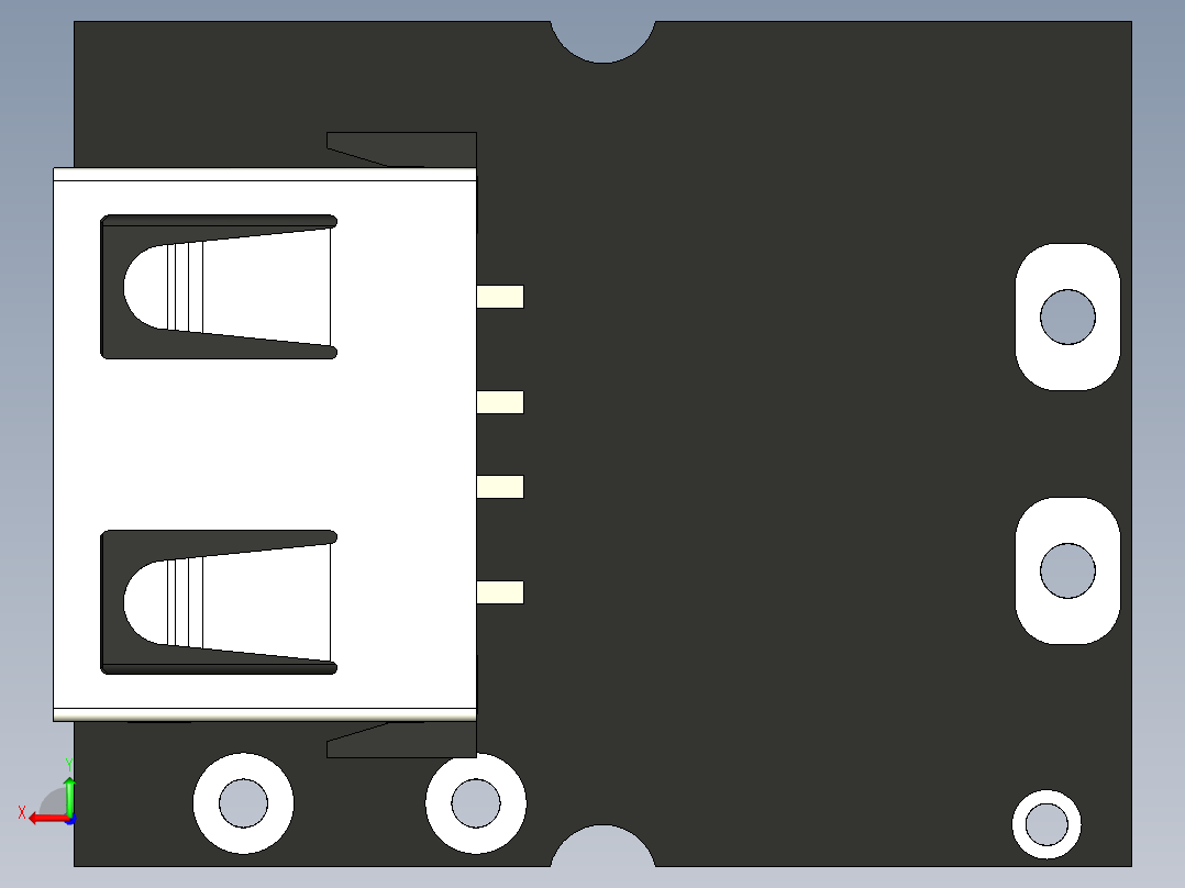 UPS 1P1S 5V模块后视图