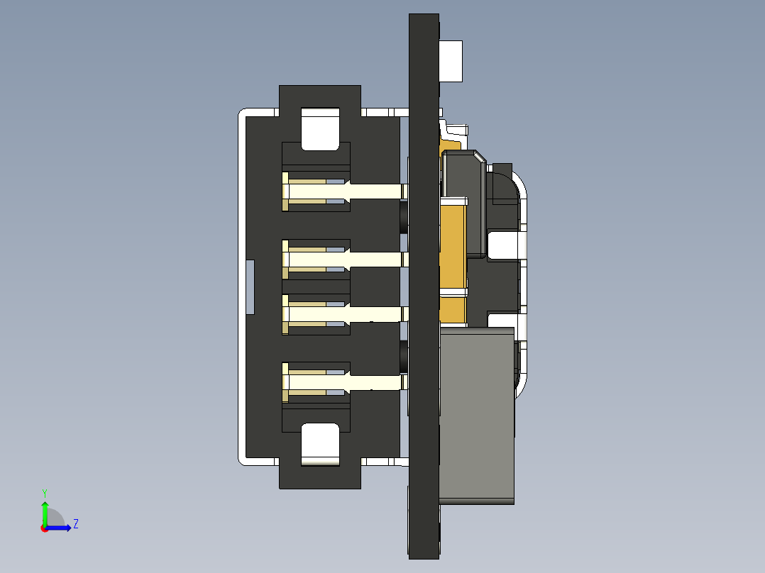 UPS 1P1S 5V模块左视图