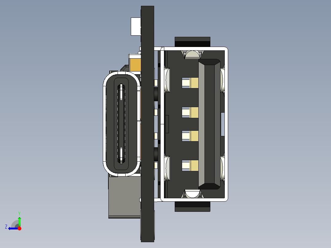 UPS 1P1S 5V模块右视图