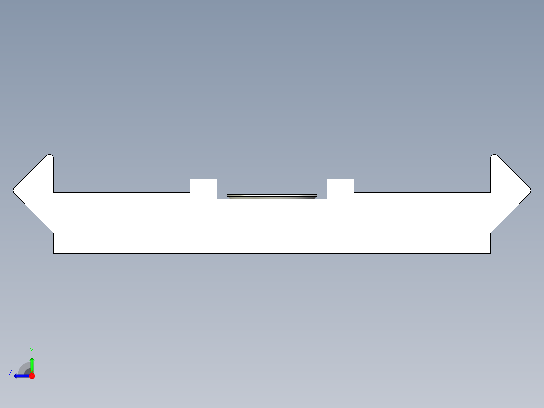 ergomart viewtrack显示器墙壁安装导轨11右视图