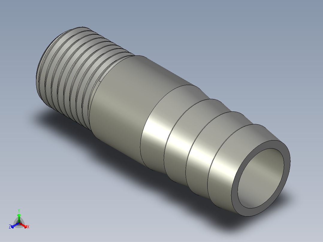 螺纹管水管接头-直通 DN8