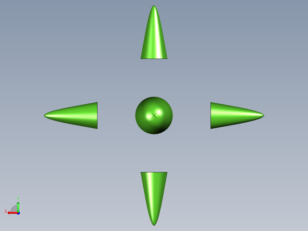 圆管过度后视图