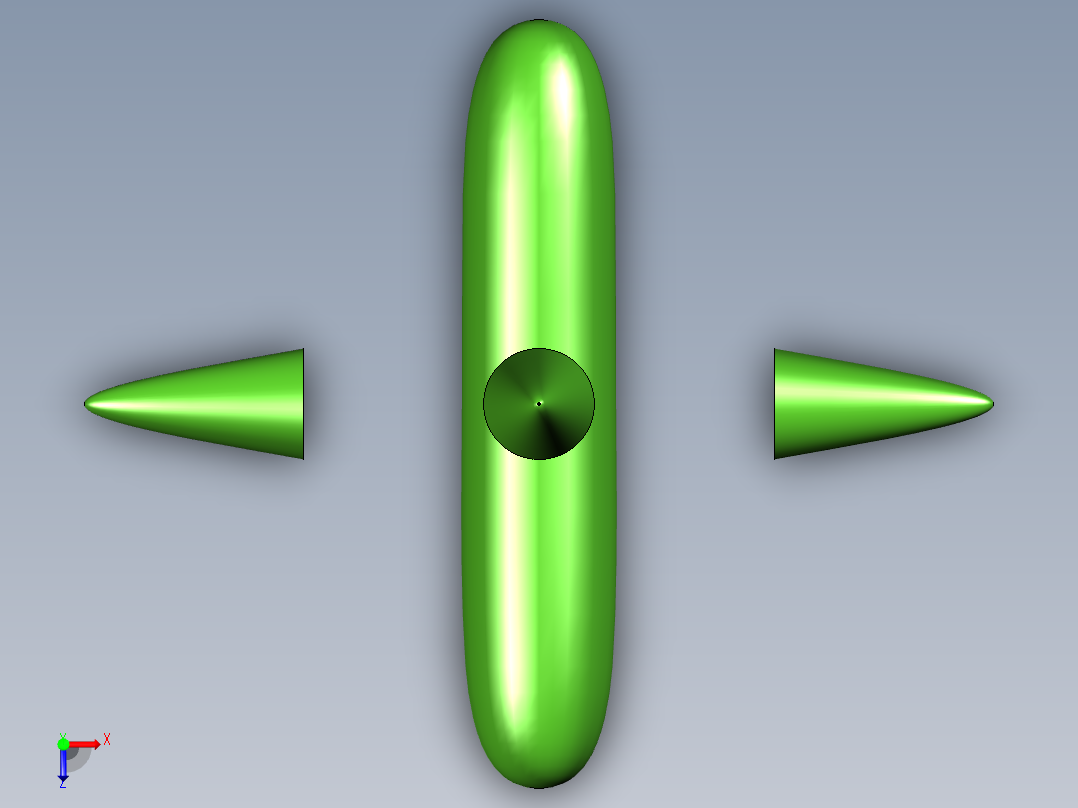 圆管过度俯视图