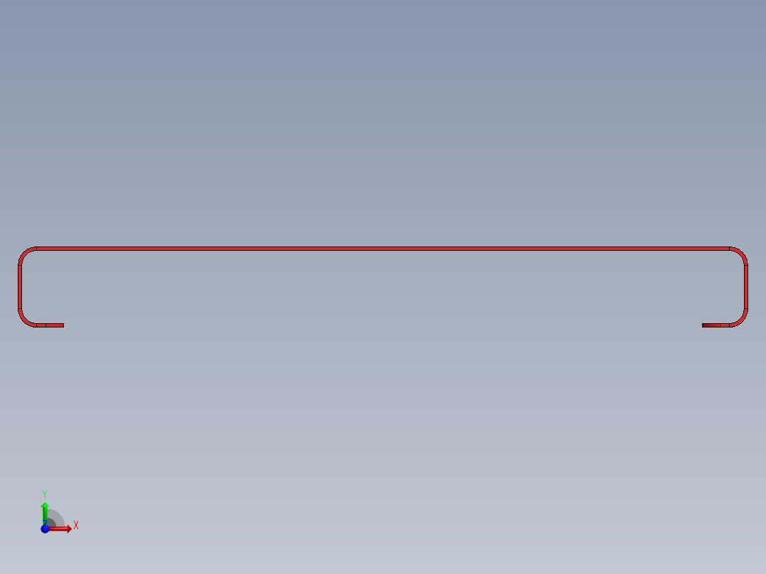 简易iMac支架前视图