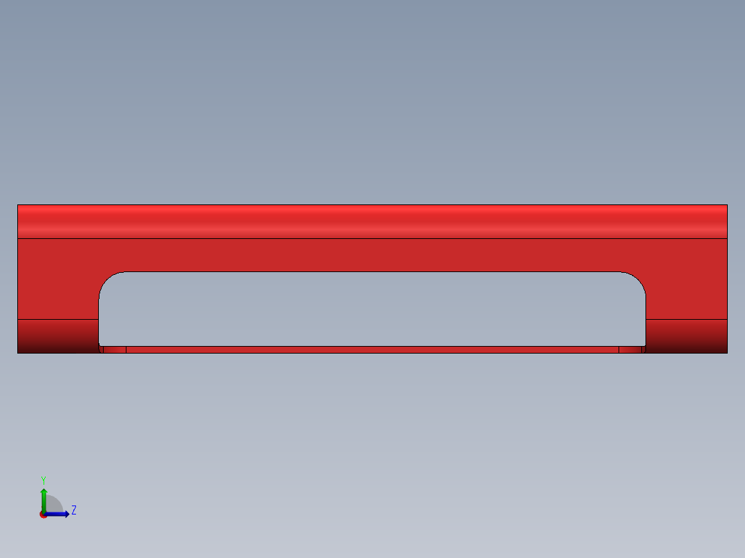 简易iMac支架左视图