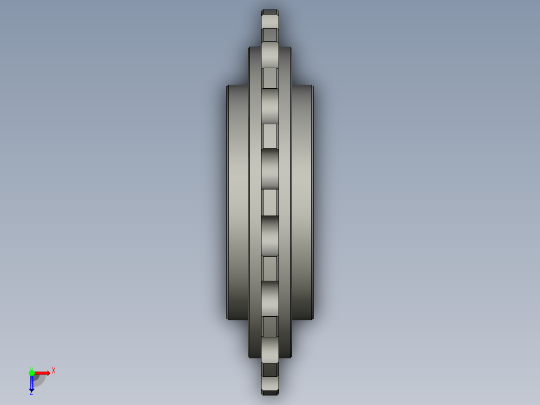 13轴承位链轮-HZYSQ001-SL-Z001俯视图