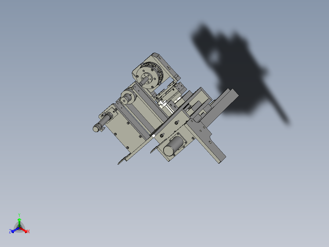 翻转夹爪9正等轴测图