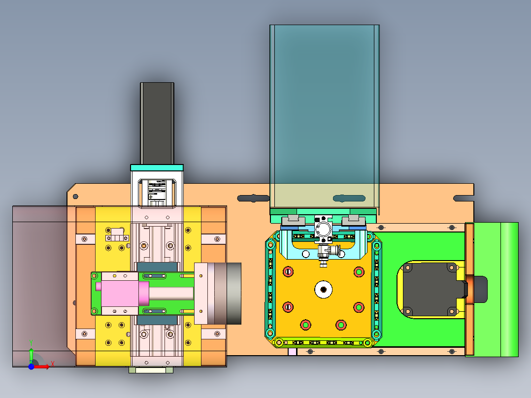 CCD自动检测机前视图