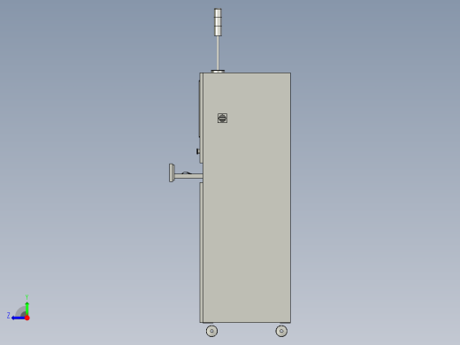 美伊德600x600x1600PC柜右视缩略图