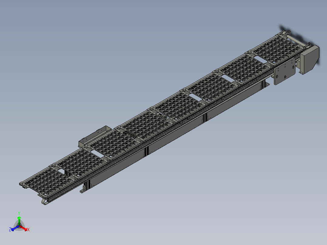 路由器驱动电路测试设备生产线设计WIFI测试-皮带流水线装配体-V1