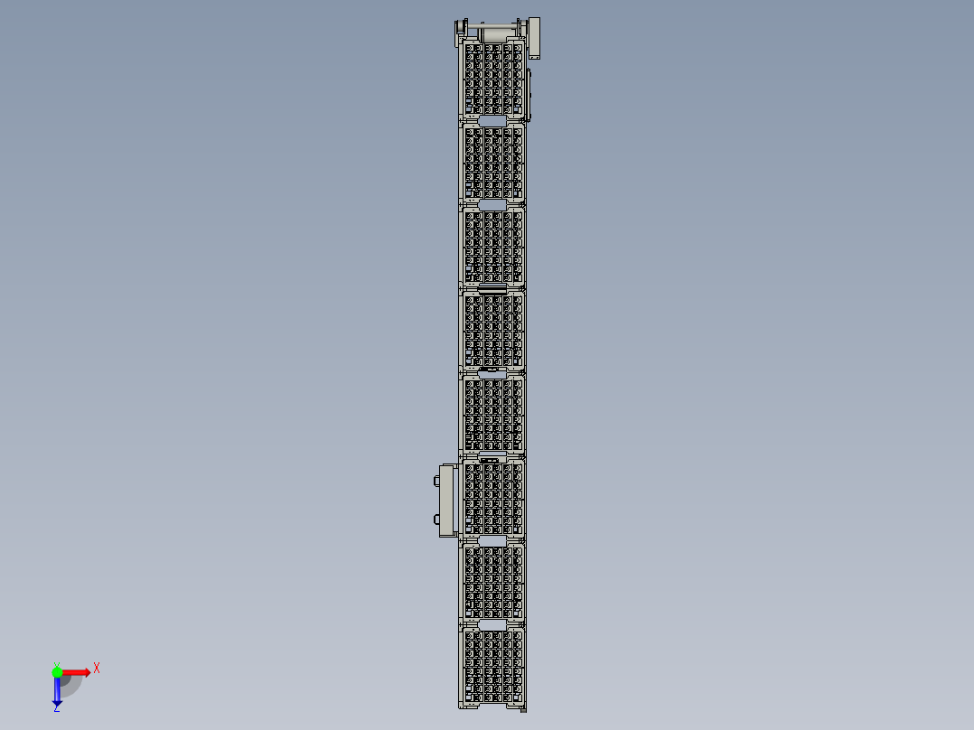 路由器驱动电路测试设备生产线设计WIFI测试-皮带流水线装配体-V1俯视图