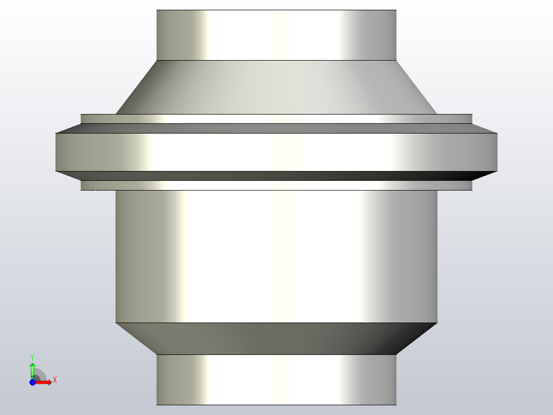 Φ76焊接止回阀（上海远安）前视图