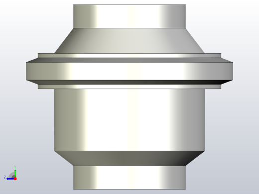 Φ76焊接止回阀（上海远安）右视缩略图