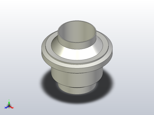 Φ76焊接止回阀（上海远安）正等轴测缩略图