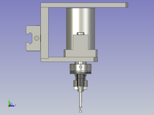 打磨钻孔电机左视缩略图