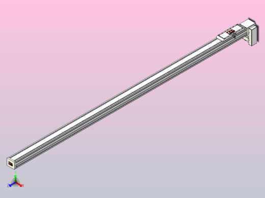 伺服电机集成皮带传动直线执行器TPA-OCB-120-224-L3250-LP-P75-N3正等轴测缩略图