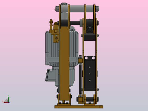 YP32系列电力液压盘式制动器YP32-3000-630×30-ⅡB-CL.RL.WL.HL后视缩略图