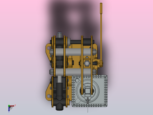 YP32系列电力液压盘式制动器YP32-3000-630×30-ⅡB-CL.RL.WL.HL俯视缩略图