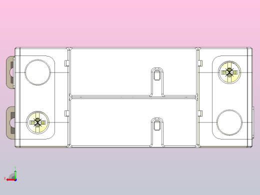 NU5-II 80-100 1P电涌保护器三维模型202405后视缩略图