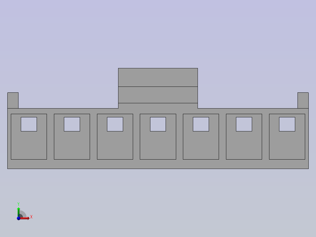 7P-3.96母端子前视图