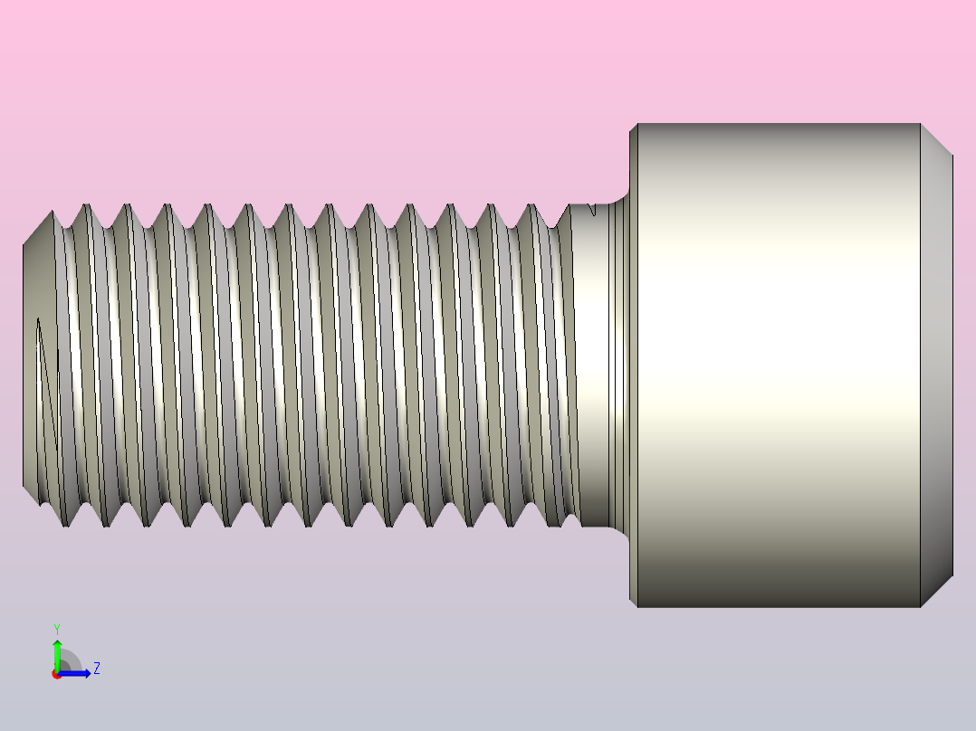 DIN_EN_ISO_4762_M16x30.ipt内六角螺钉左视图