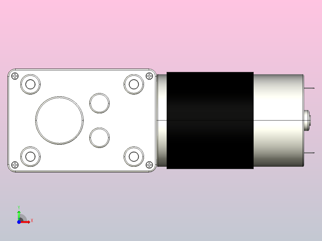 5840-555微型减速电机[5840-555-100K]前视图