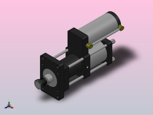 MPT-13T系列标准型[MPT-100-50-5-13T-M2-S1-0°]气压增压缸