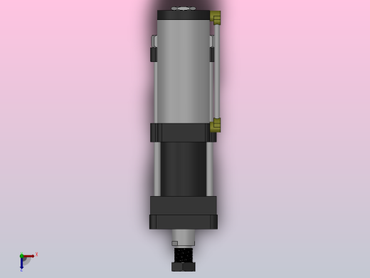 MPT-13T系列标准型[MPT-100-50-5-13T-M2-S1-0°]气压增压缸俯视缩略图