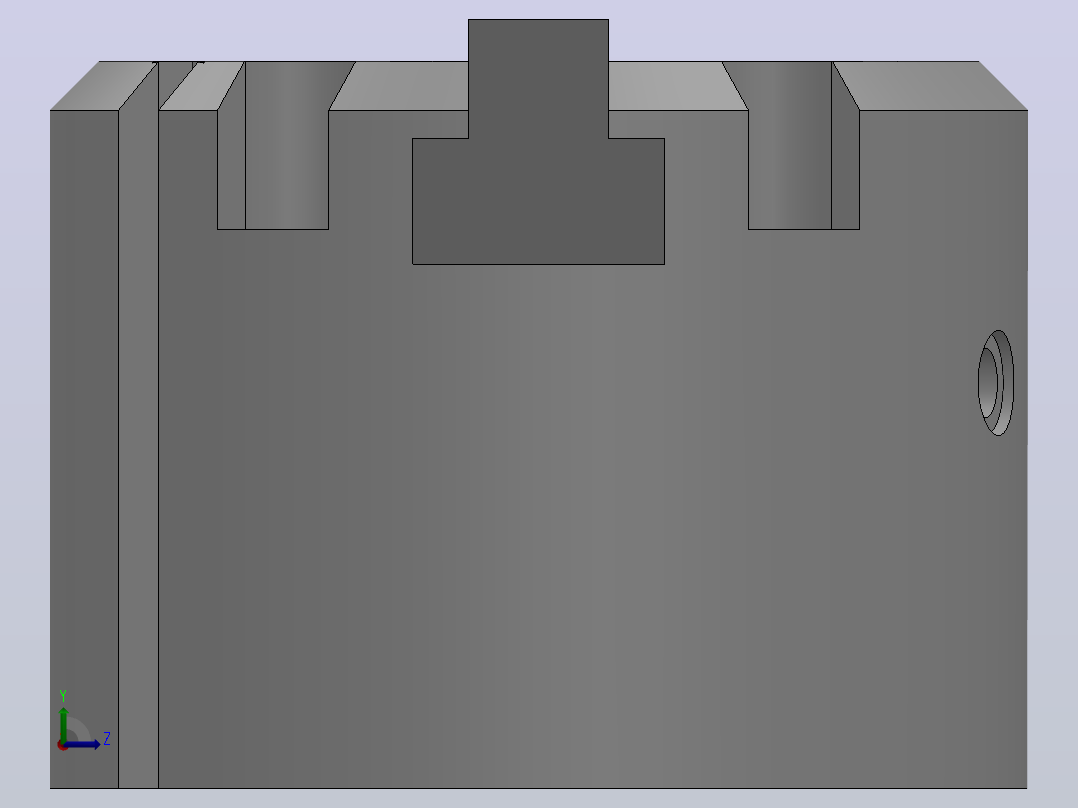 MHS2-（50～63D）系列气爪（平行开闭型）[MHS2-50D]左视图