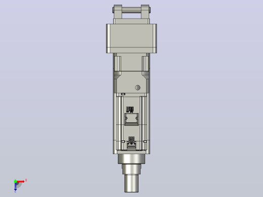 轻载电动缸TPA-ESR80-2510C-L50-MR-CB-W-P75-JX-C3俯视缩略图