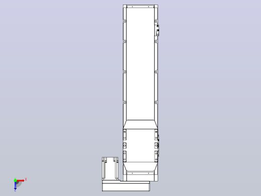 滚珠丝杠直线轴内置导轨TPA-GCR-170-2510C-L550-MR-M75-N3俯视缩略图