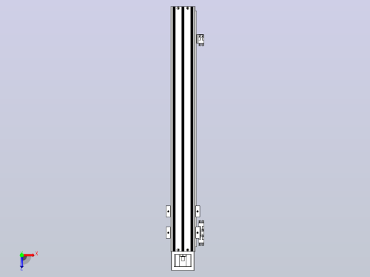 KK60-600S2-F0C模组 S2短滑座 KK60-S2-F0C 替换上银俯视缩略图