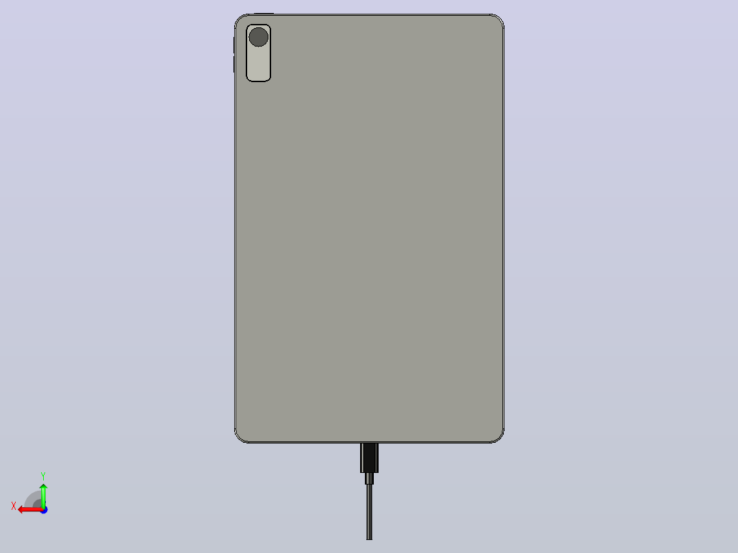 联想Tab P11 Gen II后视图