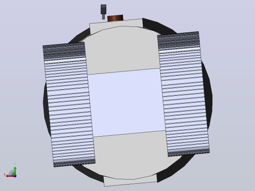 履带式回转坐标式的水果采摘机器人CAD后视缩略图