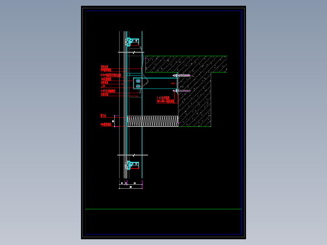 玻璃幕墙节点图11