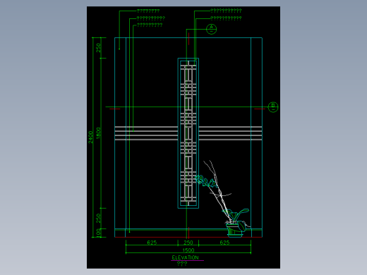 家装类CAD图块(三)-FH01003A