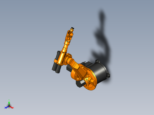 kuka 库卡 kr6机器人外壳模型3D图纸3D模型正等轴测缩略图