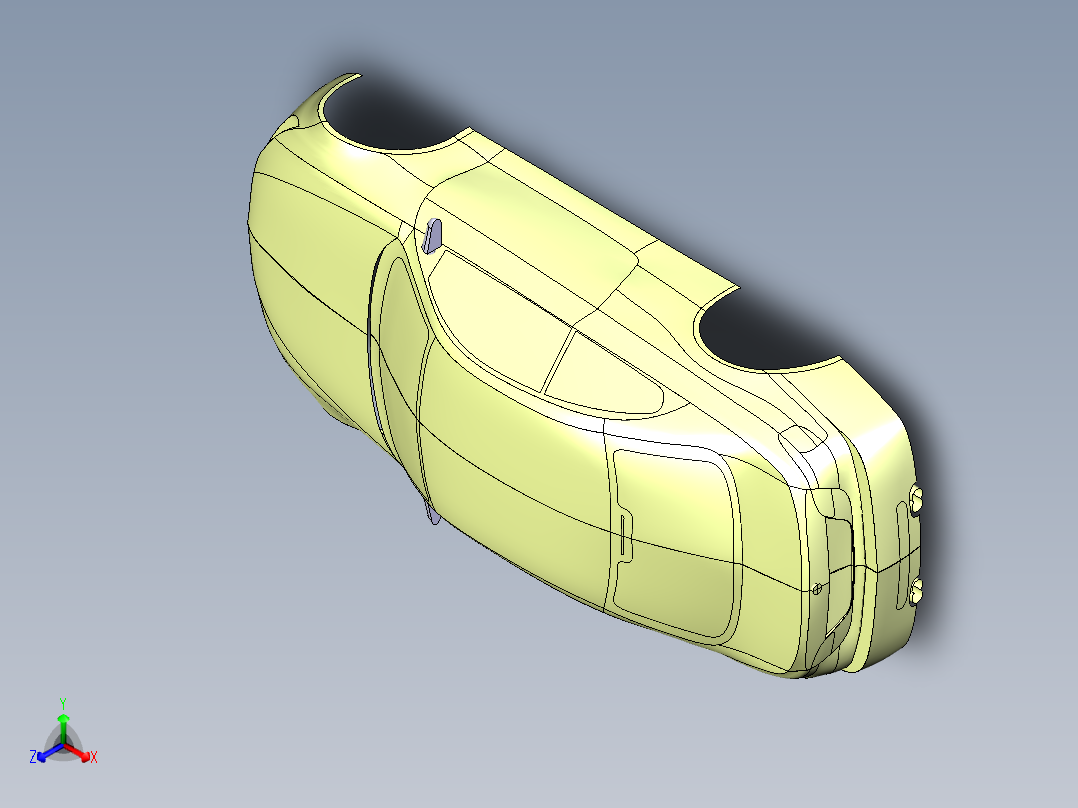 宝马M3 正等轴测图