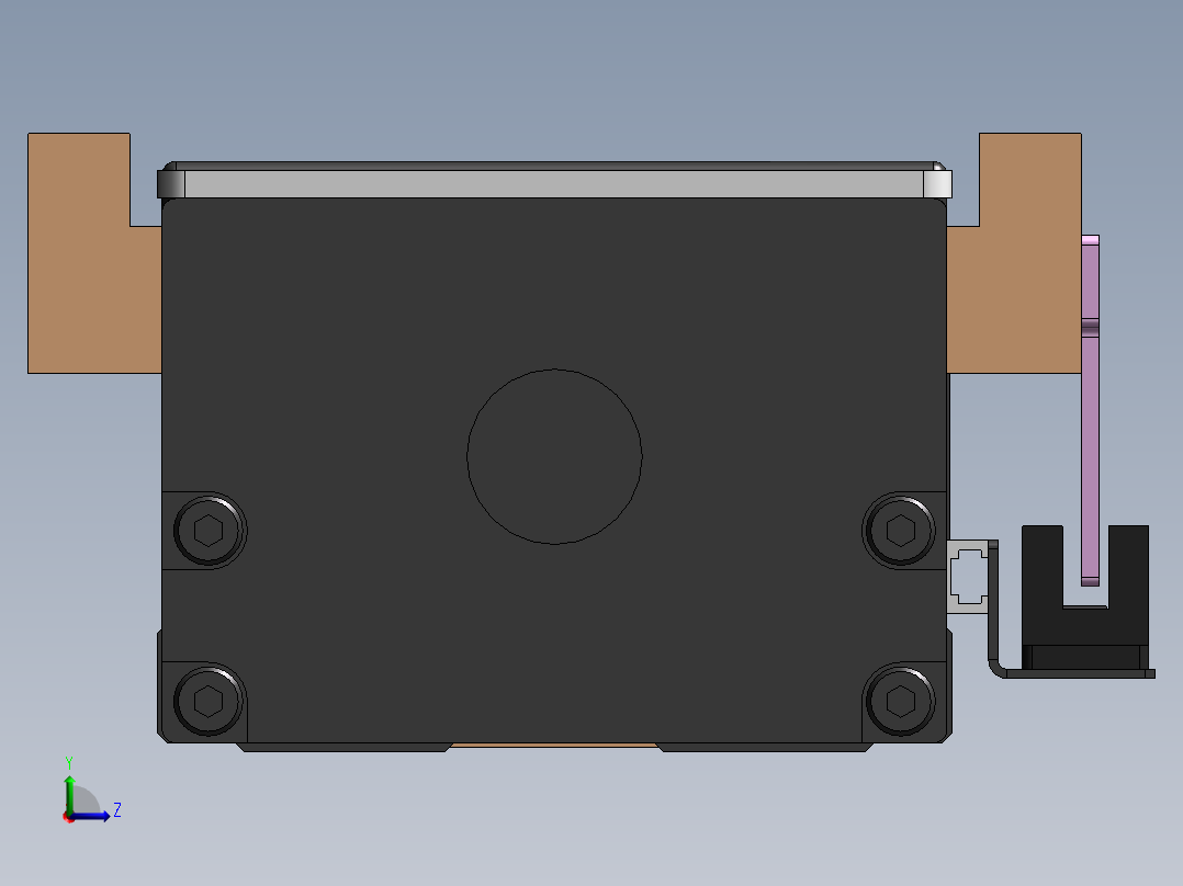 Z26 KK滑台 套左视图